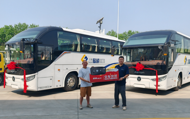 焕“芯”动力 极致油耗 福田欧辉BJ6122批量交付云南旅顺旅游