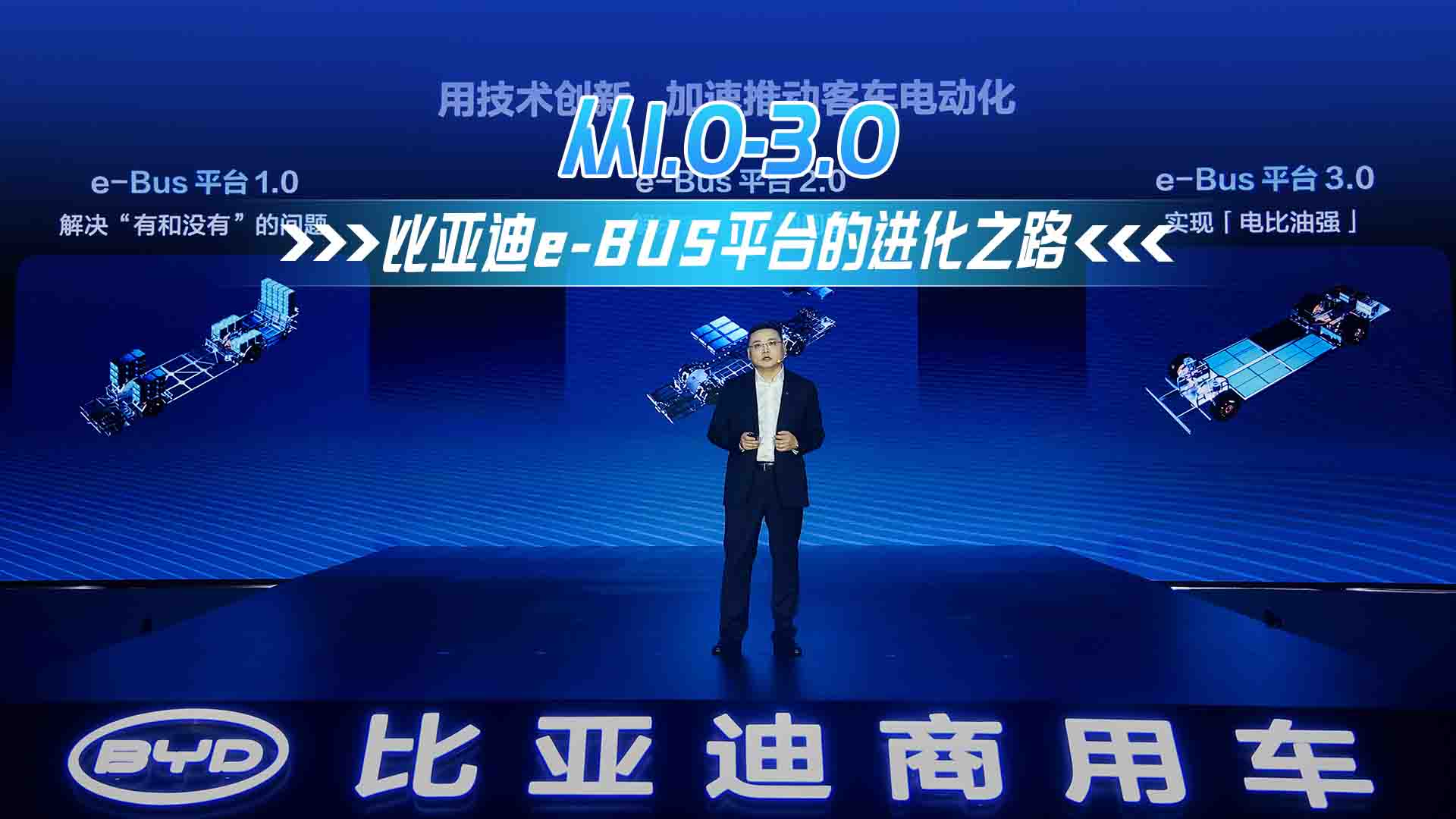 从1.0-3.0，比亚迪e-Bus平台的进化之路