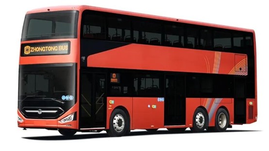 国产右舵双层巴士来袭 中通N12D(欧洲版)客车震撼登场