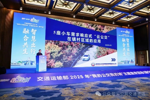吴强：5座小车需求响应式“云公交”在镇村区域的应用