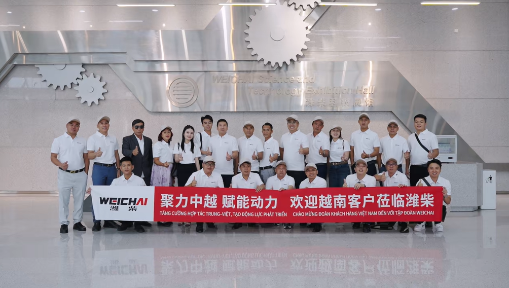 越南客户到访潍柴，共谋基建物流“专属动力方案”