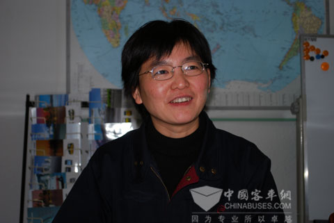 厦门金旅出口贸易部经理陈红