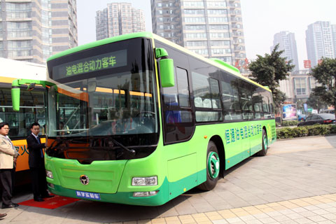 恒通油/电混合动力公交客车CKZ6116HEV3