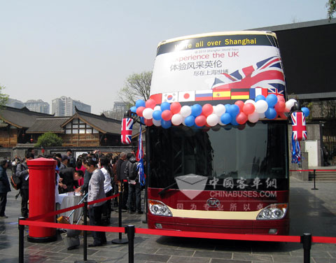 安凯助力英国世博大巴中国巡游