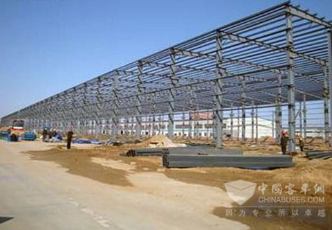 拔地而起的新厂房，5月就可下线新车