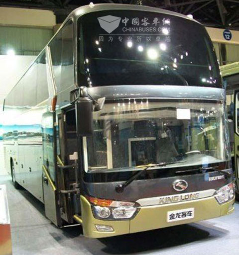 交通展回顾：一层半客车大比拼之大金龙XMQ6129Y8