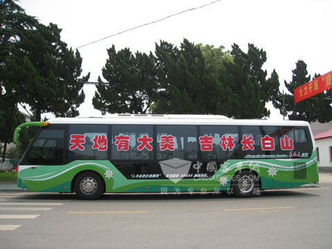 安凯旅游观光车再赴长白山景区