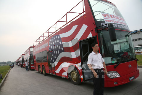 安凯豪华客车首次批量出口美国