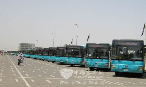 200台宇通客车交付苏丹