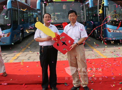 中通客车助建“绿色钢城，和谐莱芜”