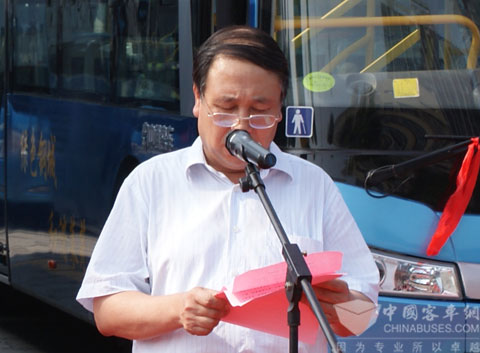 中通客车助建“绿色钢城，和谐莱芜”