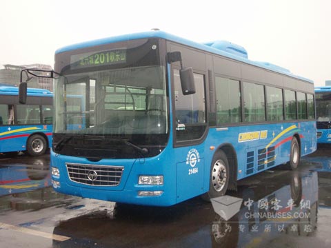 恒通客车一直见证了宝鸡公交的发展