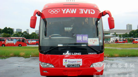 “零故障”服务青奥会 大金龙狮城展现“国车”风采