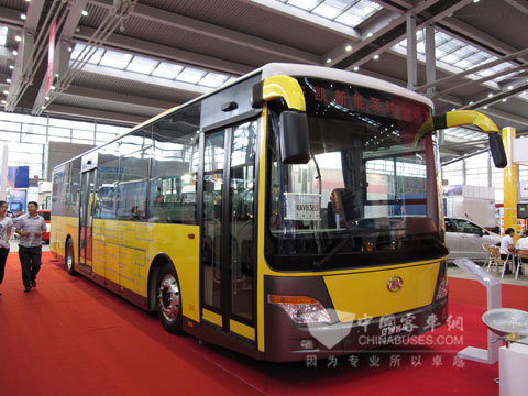 参加深圳物博会的安凯纯电动客车