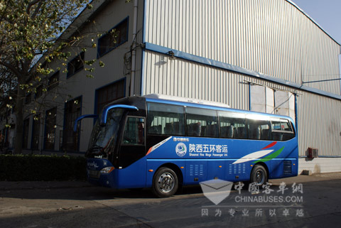 陕西咸阳福银高速总经理张勇阳到访中通客车