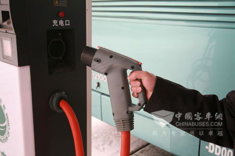 电动车充电站充电口