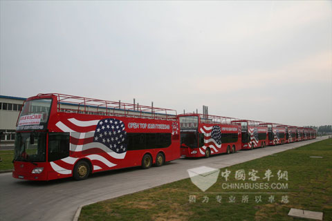 安凯客车批量出口美国