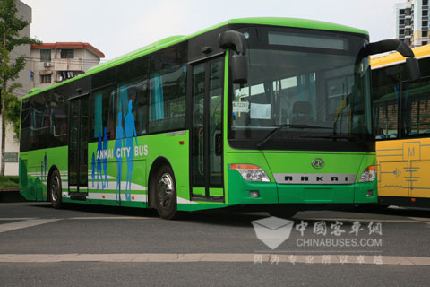 安凯増程式混合动力客车