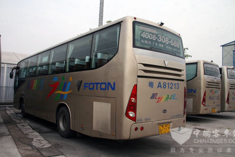 气势恢宏的福田客车