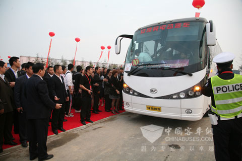 安凯纯电动客车服务第20届金鸡百花电影节