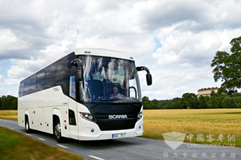 在欧洲运营的斯堪尼亚海格客车