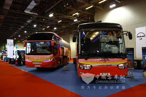 五家客车厂商亮相澳门国际汽车展