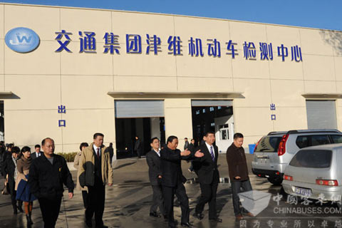 中大集团常务总裁徐仕参观天津交通集团