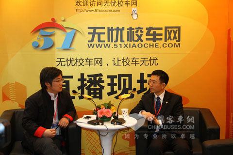 宇通客车副总经理王文兵接受完美作业网有免费视频总编吴永强专访