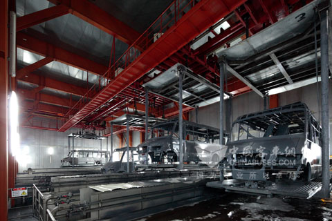 电泳中的海格智慧安全校车校车