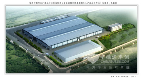 恒通电动客车100亩鸟瞰图