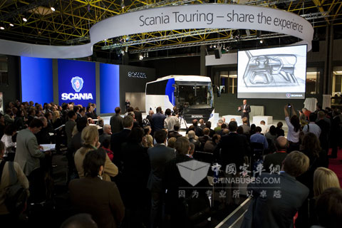 斯堪尼亚海格豪华客车亮相布鲁塞尔