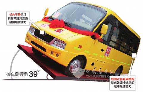 首辆“成都造”校车投用 60秒内自动灭火