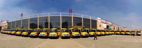 金龙“智慧校车”XMQ6900S受到滨州市民的好评