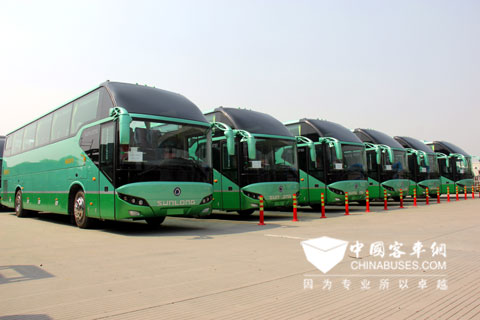 上海申龙SLK6120K01双风挡全承载豪华公路客车