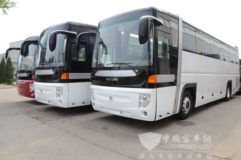 即将整装待发的福田欧辉BJ6125城间客车