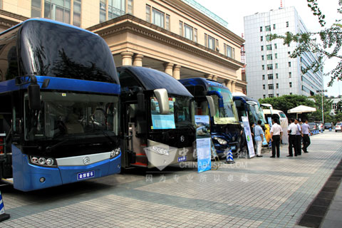 重庆客户对金旅客车赞誉有加