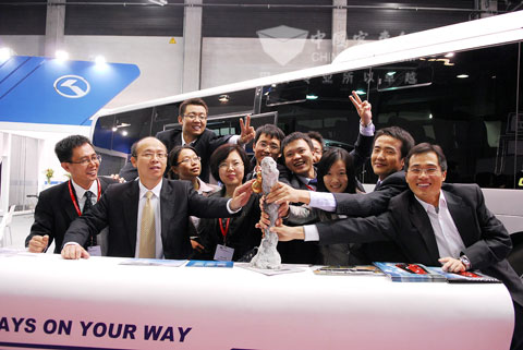 大金龙2009年获得BAAV欧洲展“年度最佳客车制造商”