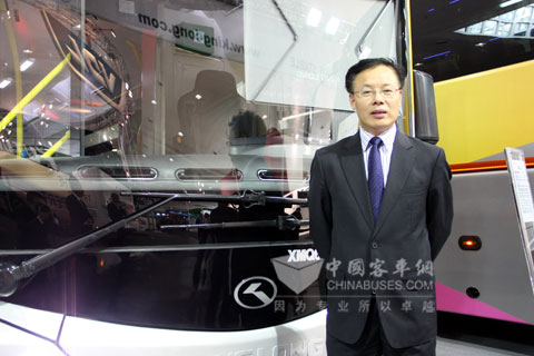 大金龙海外营销总监谢卫国