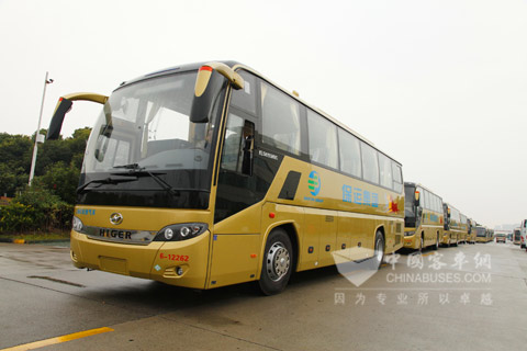 海格天然气大巴奔赴保运