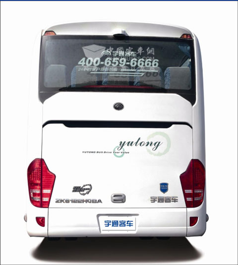 宇通12米新车尾部