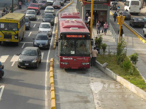 宇通“小巨龙”在委内瑞拉Buscaracas 1号线投入运营