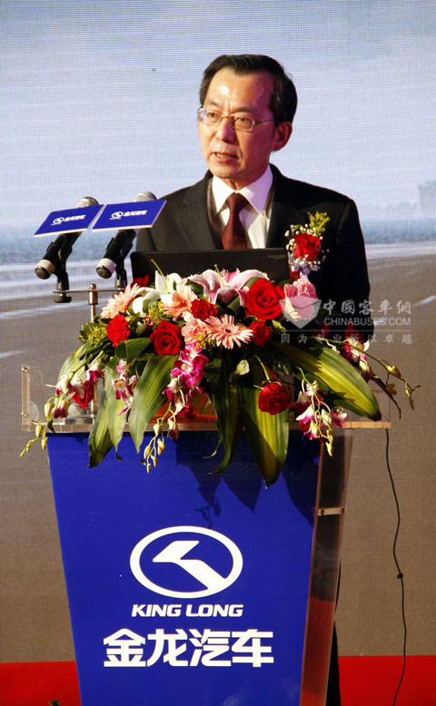 大金龙总经理郭仁祥致辞