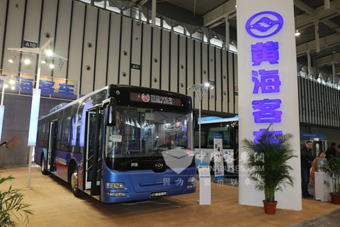 黄海混合动力公交车DD6129CHEV1