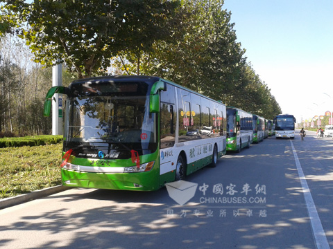 2012年交付济宁的新能源客车