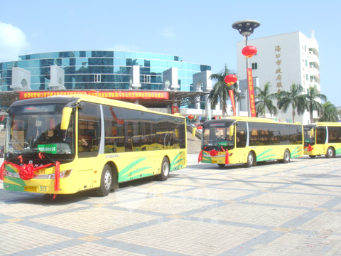 2011年交付海南的新能源客车