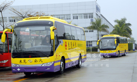 大金龙LNG清洁能源巴士绿色出行首选