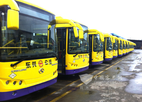 大金龙110辆XMQ6931G交付东莞公交开通环保新干线