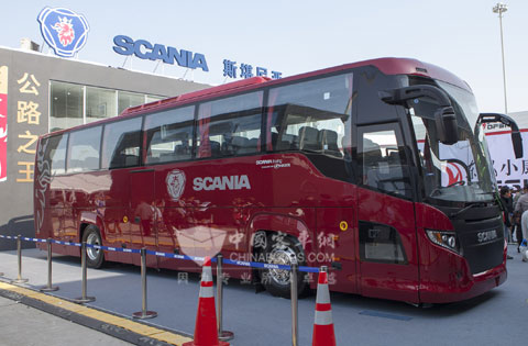 上海国际车展上的斯堪尼亚·海格Touring