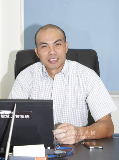 海格客车客户服务总监谢江宏