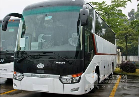 大金龙新增出口免验车型XMQ6129系列公路客车